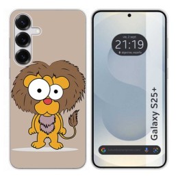 Funda Silicona para Samsung Galaxy S25+ Plus 5G diseño Leon Dibujos