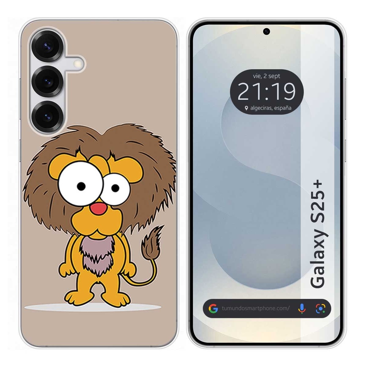 Funda Silicona para Samsung Galaxy S25+ Plus 5G diseño Leon Dibujos