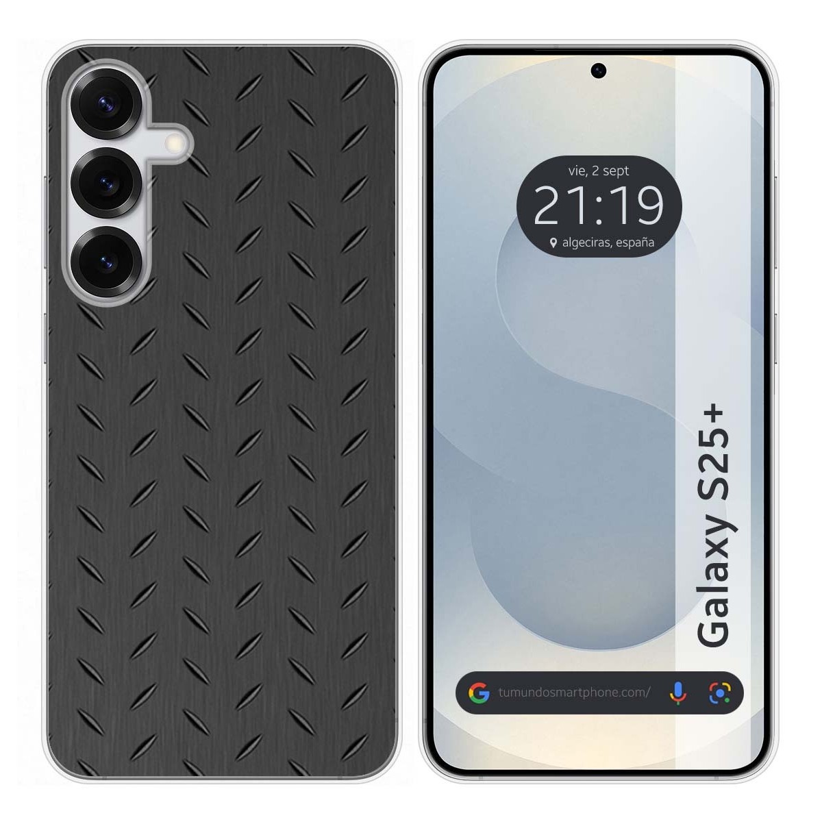 Funda Silicona para Samsung Galaxy S25+ Plus 5G diseño Metal Dibujos