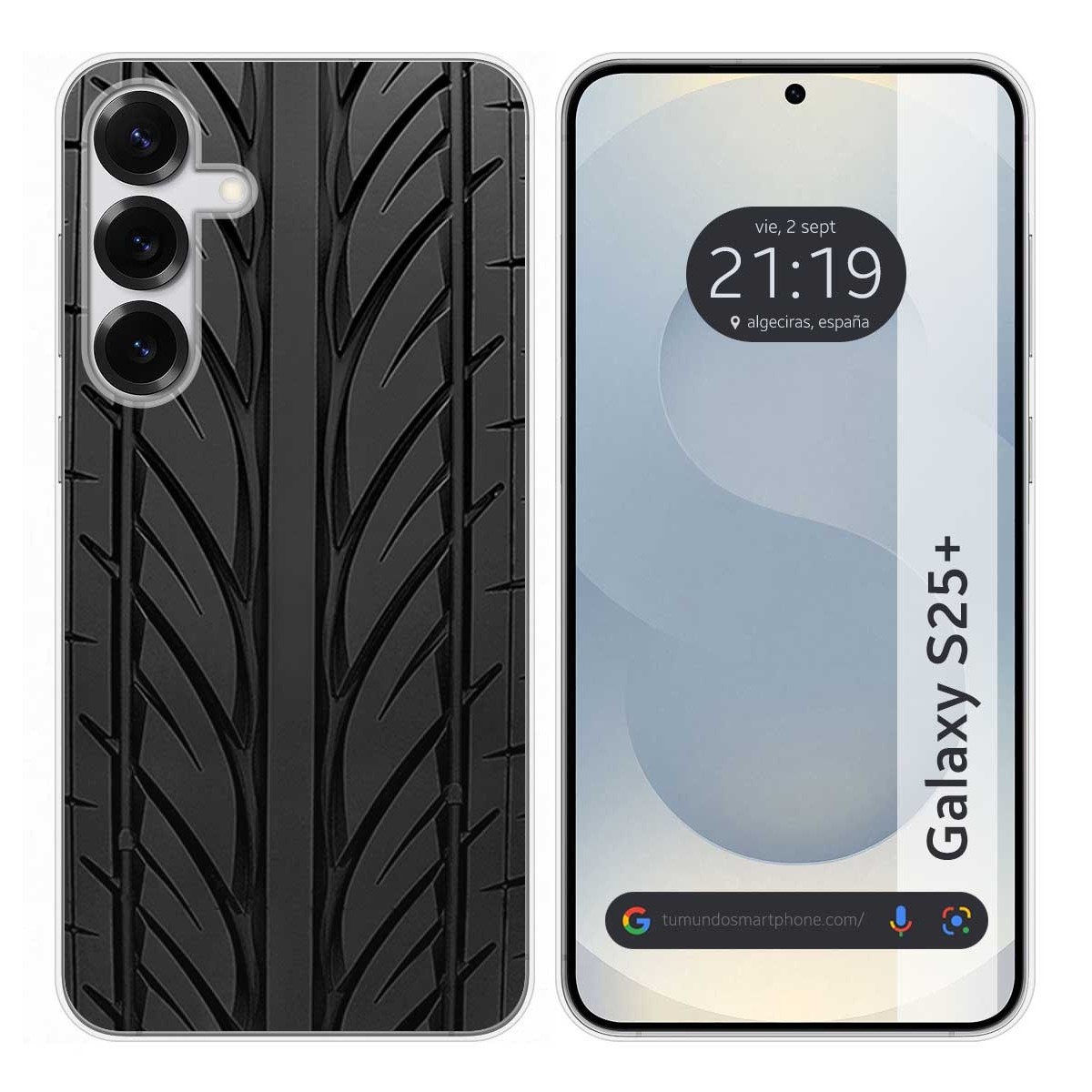 Funda Silicona para Samsung Galaxy S25+ Plus 5G diseño Neumatico Dibujos