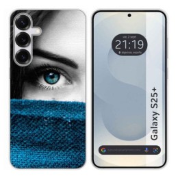 Funda Silicona para Samsung Galaxy S25+ Plus 5G diseño Ojo Dibujos