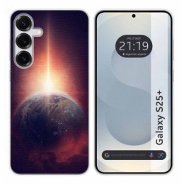 Funda Silicona para Samsung Galaxy S25+ Plus 5G diseño Tierra Dibujos