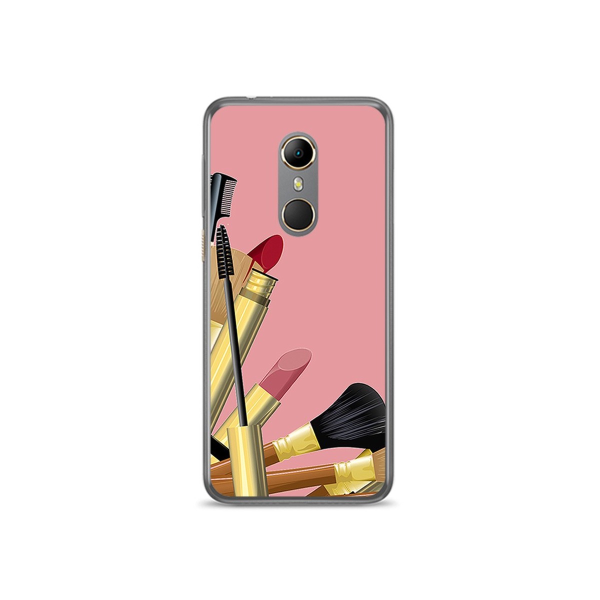 Funda Gel Tpu para Vodafone Smart N9 Diseño Brochas Dibujos