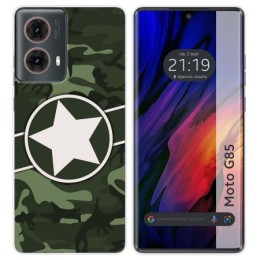 Funda Silicona para Motorola Moto G85 5G diseño Camuflaje 01 Dibujos