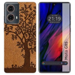 Funda Silicona para Motorola Moto G85 5G diseño Cuero 03 Dibujos