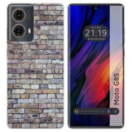 Funda Silicona para Motorola Moto G85 5G diseño Ladrillo 02 Dibujos