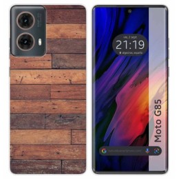Funda Silicona para Motorola Moto G85 5G diseño Madera 03 Dibujos