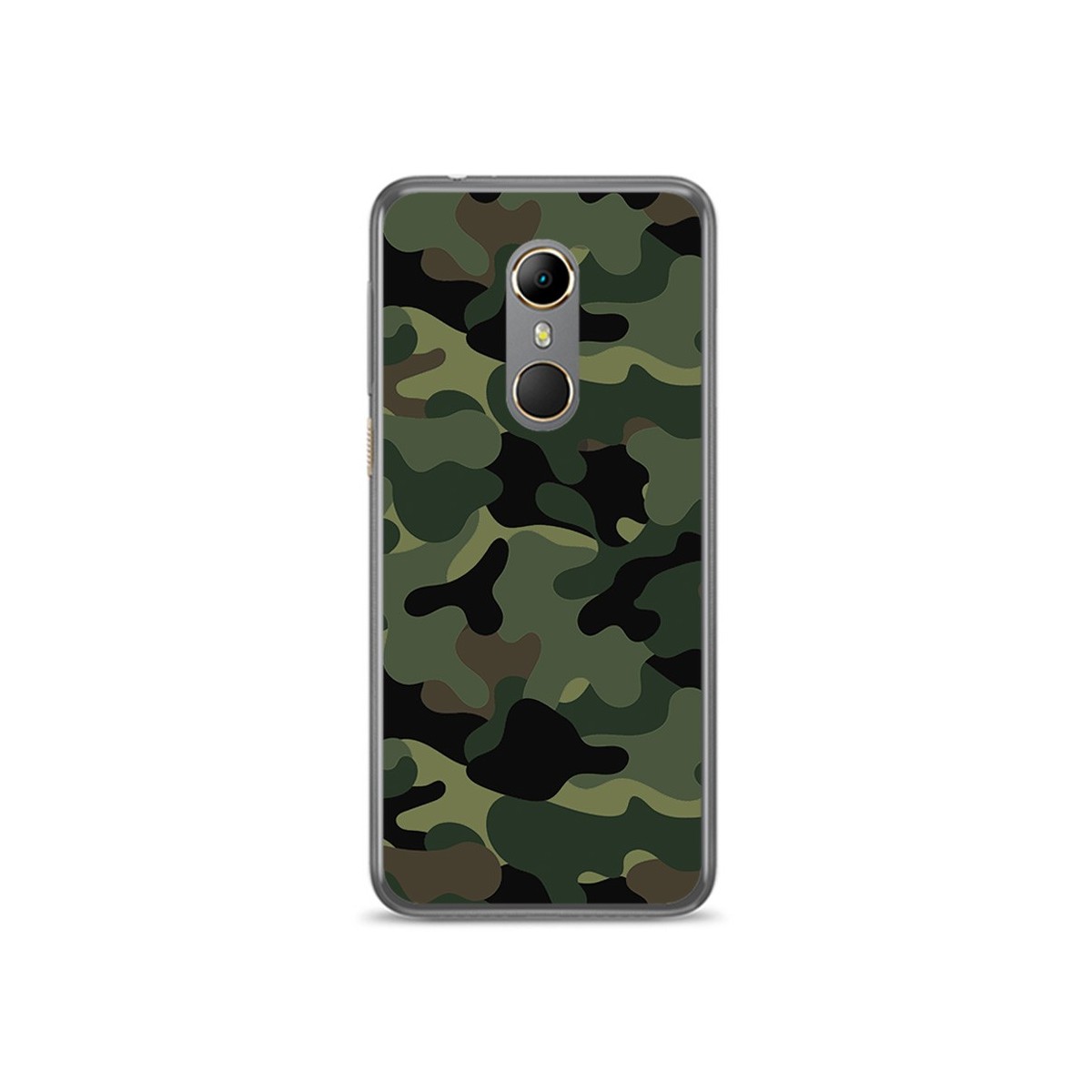 Funda Gel Tpu para Vodafone Smart N9 Diseño Camuflaje Dibujos