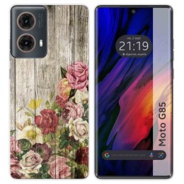 Funda Silicona para Motorola Moto G85 5G diseño Madera 08 Dibujos