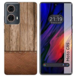 Funda Silicona para Motorola Moto G85 5G diseño Madera 09 Dibujos