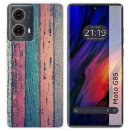 Funda Silicona para Motorola Moto G85 5G diseño Madera 10 Dibujos