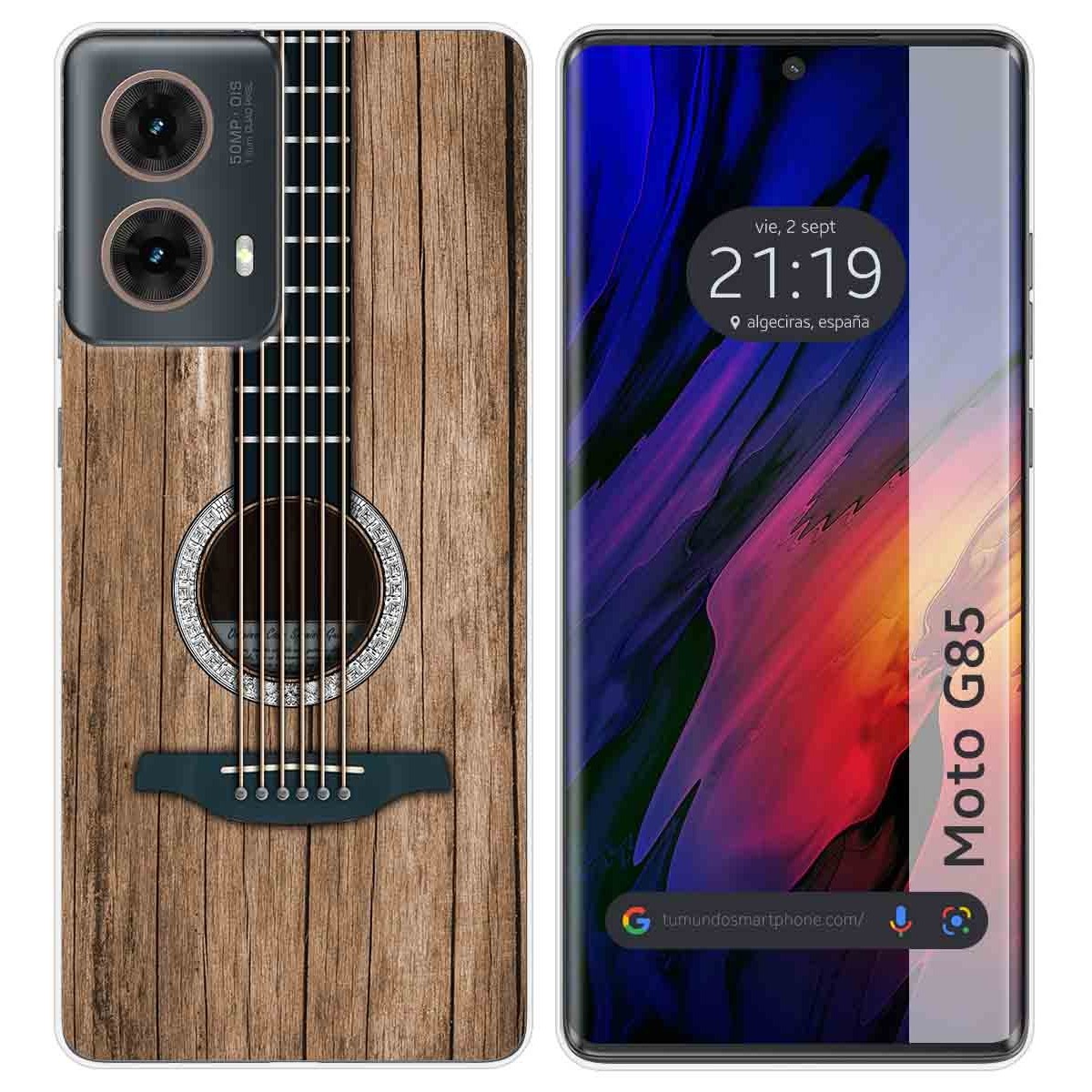 Funda Silicona para Motorola Moto G85 5G diseño Madera 11 Dibujos