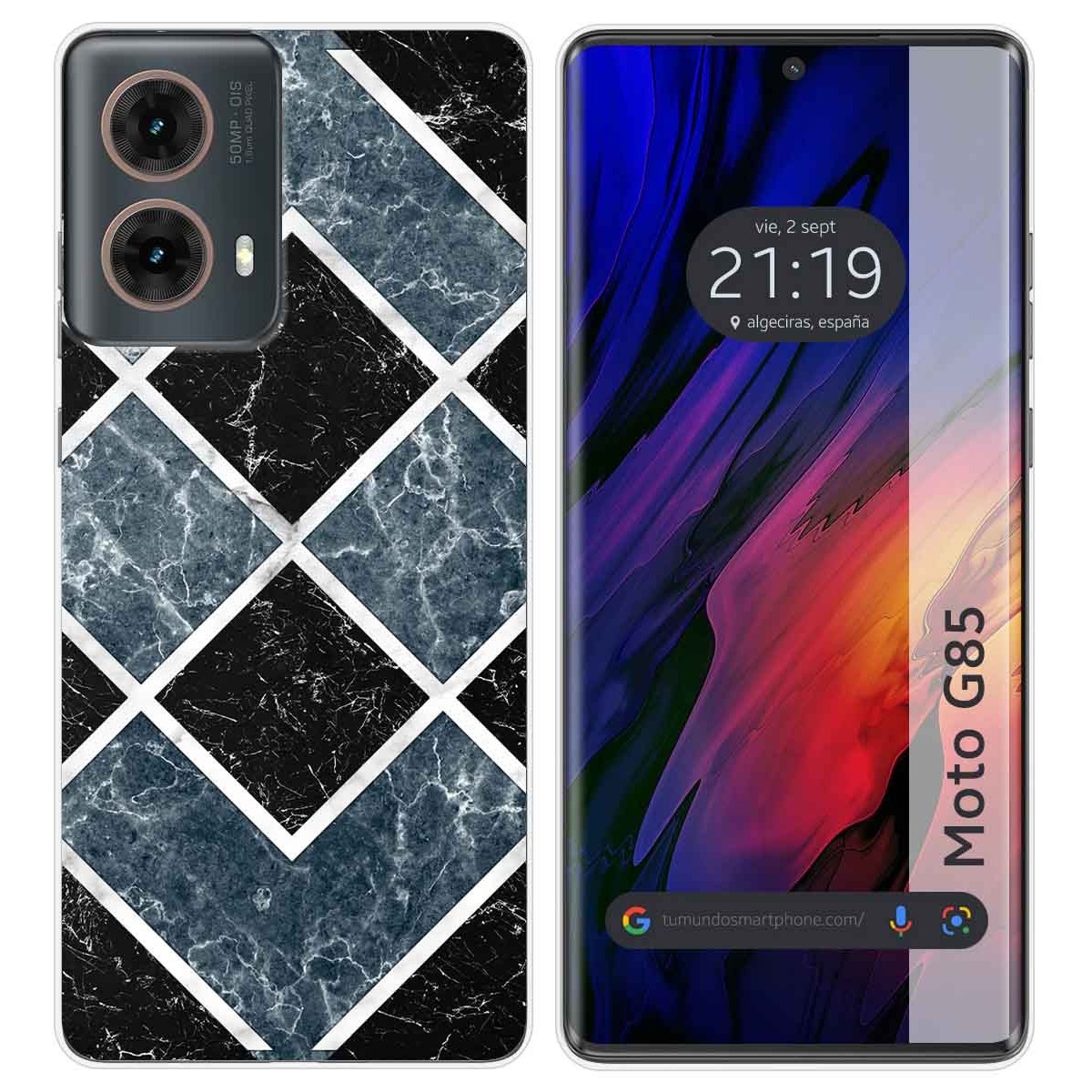 Funda Silicona para Motorola Moto G85 5G diseño Mármol 06 Dibujos