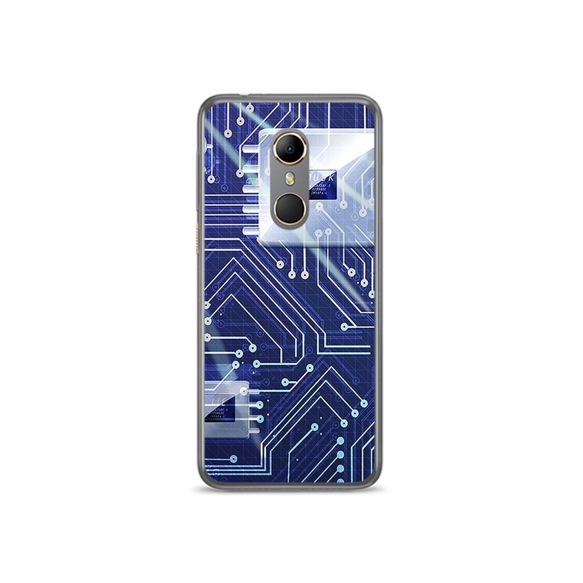 Funda Gel Tpu para Vodafone Smart N9 Diseño Circuito Dibujos