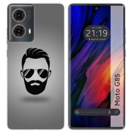 Funda Silicona para Motorola Moto G85 5G diseño Barba Dibujos