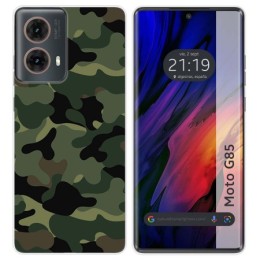 Funda Silicona para Motorola Moto G85 5G diseño Camuflaje Dibujos