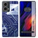 Funda Silicona para Motorola Moto G85 5G diseño Circuito Dibujos