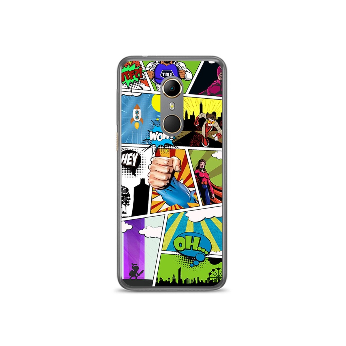 Funda Gel Tpu para Vodafone Smart N9 Diseño Comic Dibujos