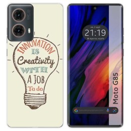 Funda Silicona para Motorola Moto G85 5G diseño Creativity Dibujos