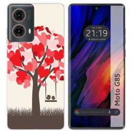 Funda Silicona para Motorola Moto G85 5G diseño Pajaritos Dibujos