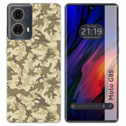 Funda Silicona para Motorola Moto G85 5G diseño Sand Camuflaje Dibujos