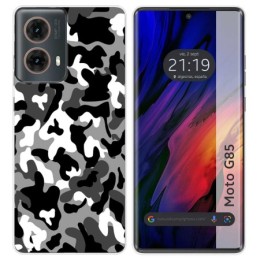 Funda Silicona para Motorola Moto G85 5G diseño Snow Camuflaje Dibujos