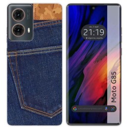 Funda Silicona para Motorola Moto G85 5G diseño Vaquero Dibujos