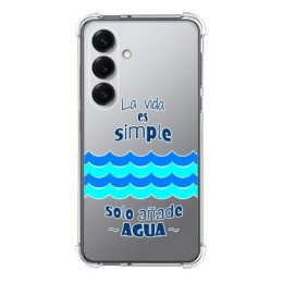 Funda Silicona Antigolpes para Samsung Galaxy S25 5G diseño Agua Dibujos