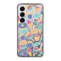 Funda Silicona Antigolpes para Samsung Galaxy S25 5G diseño Dulces 02 Dibujos