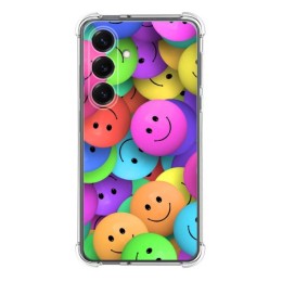 Funda Silicona Antigolpes para Samsung Galaxy S25 5G diseño Smile Dibujos