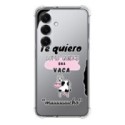 Funda Silicona Antigolpes para Samsung Galaxy S25 5G diseño Vaca Dibujos
