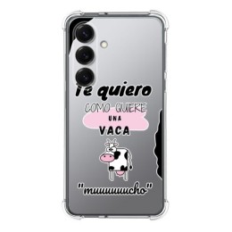 Funda Silicona Antigolpes para Samsung Galaxy S25 5G diseño Vaca Dibujos