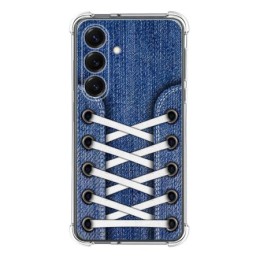Funda Silicona Antigolpes para Samsung Galaxy S25 5G diseño Zapatillas 01 Dibujos