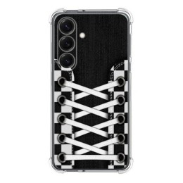 Funda Silicona Antigolpes para Samsung Galaxy S25 5G diseño Zapatillas 03 Dibujos