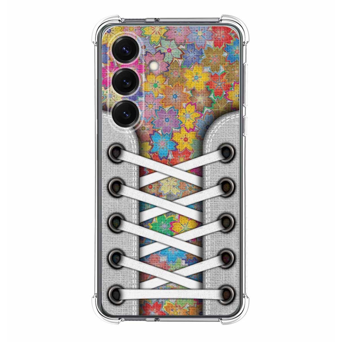 Funda Silicona Antigolpes para Samsung Galaxy S25 5G diseño Zapatillas 05 Dibujos