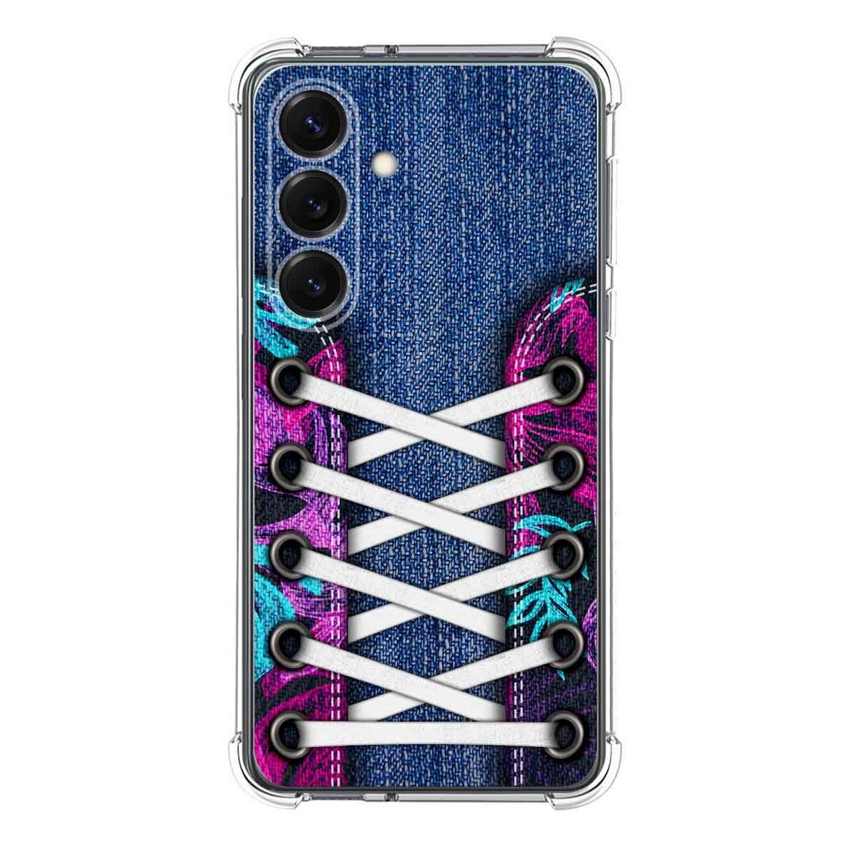 Funda Silicona Antigolpes para Samsung Galaxy S25 5G diseño Zapatillas 06 Dibujos