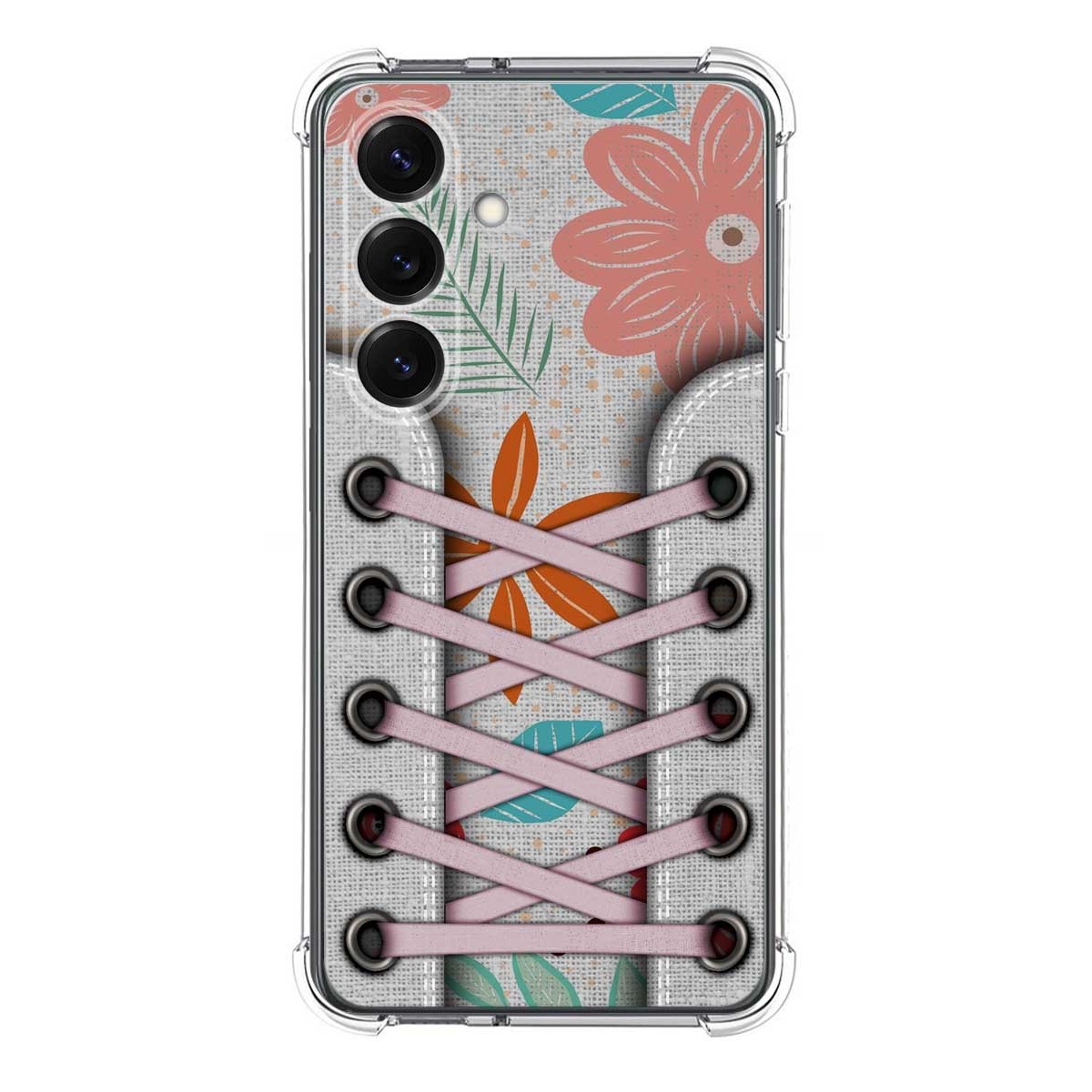 Funda Silicona Antigolpes para Samsung Galaxy S25 5G diseño Zapatillas 09 Dibujos