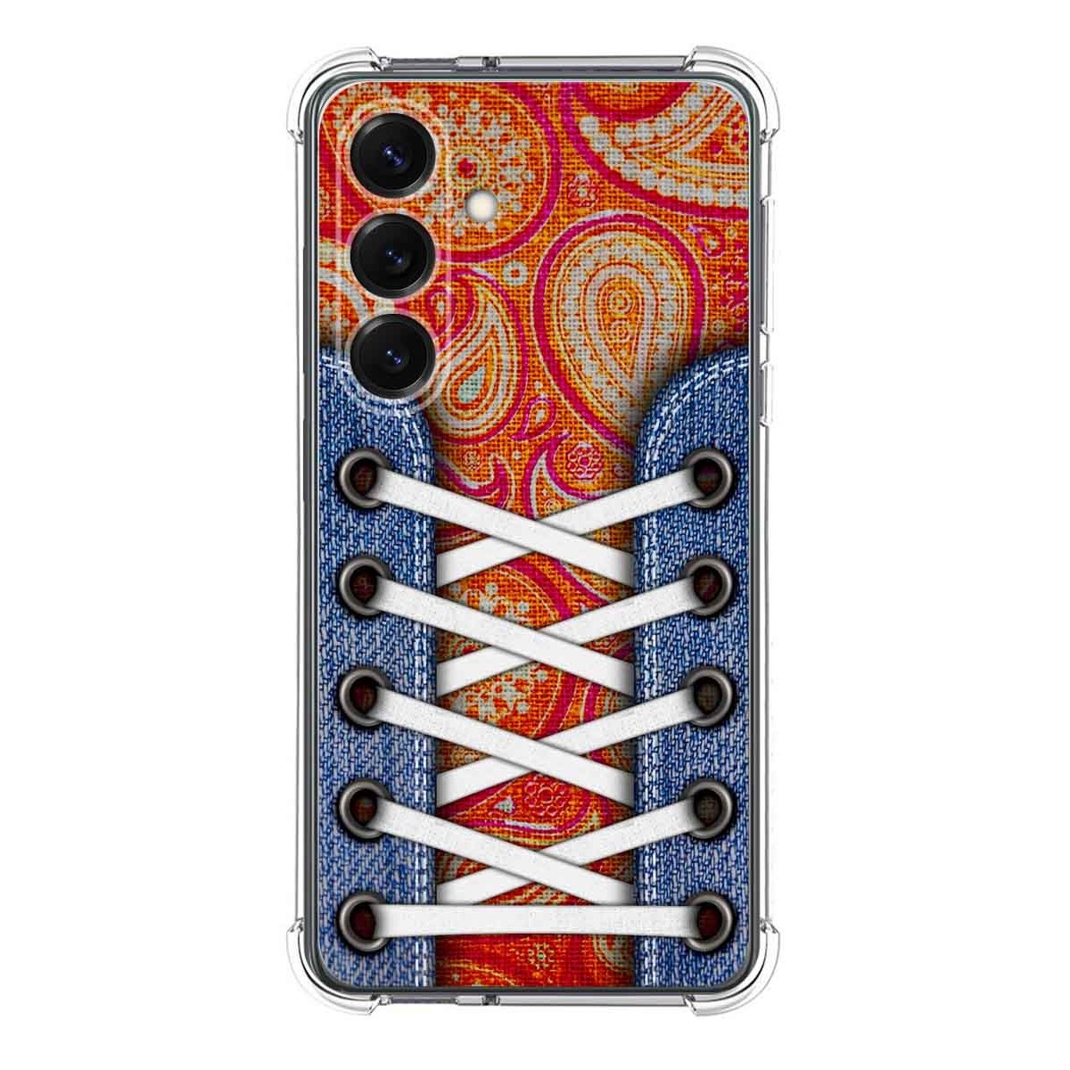 Funda Silicona Antigolpes para Samsung Galaxy S25 5G diseño Zapatillas 10 Dibujos
