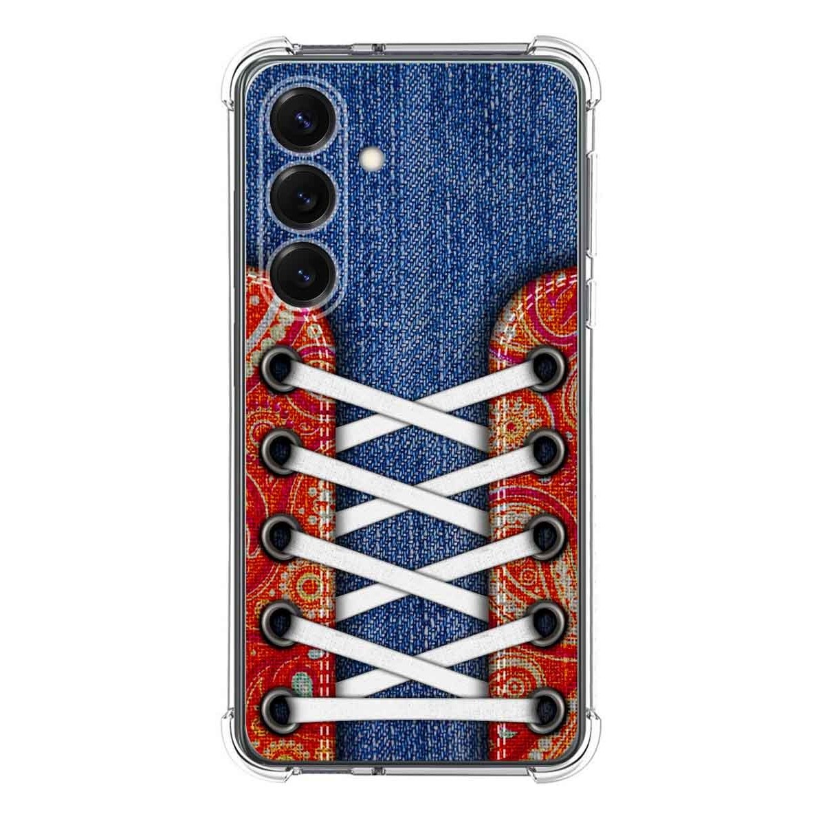 Funda Silicona Antigolpes para Samsung Galaxy S25 5G diseño Zapatillas 11 Dibujos