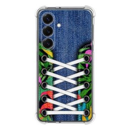 Funda Silicona Antigolpes para Samsung Galaxy S25 5G diseño Zapatillas 13 Dibujos