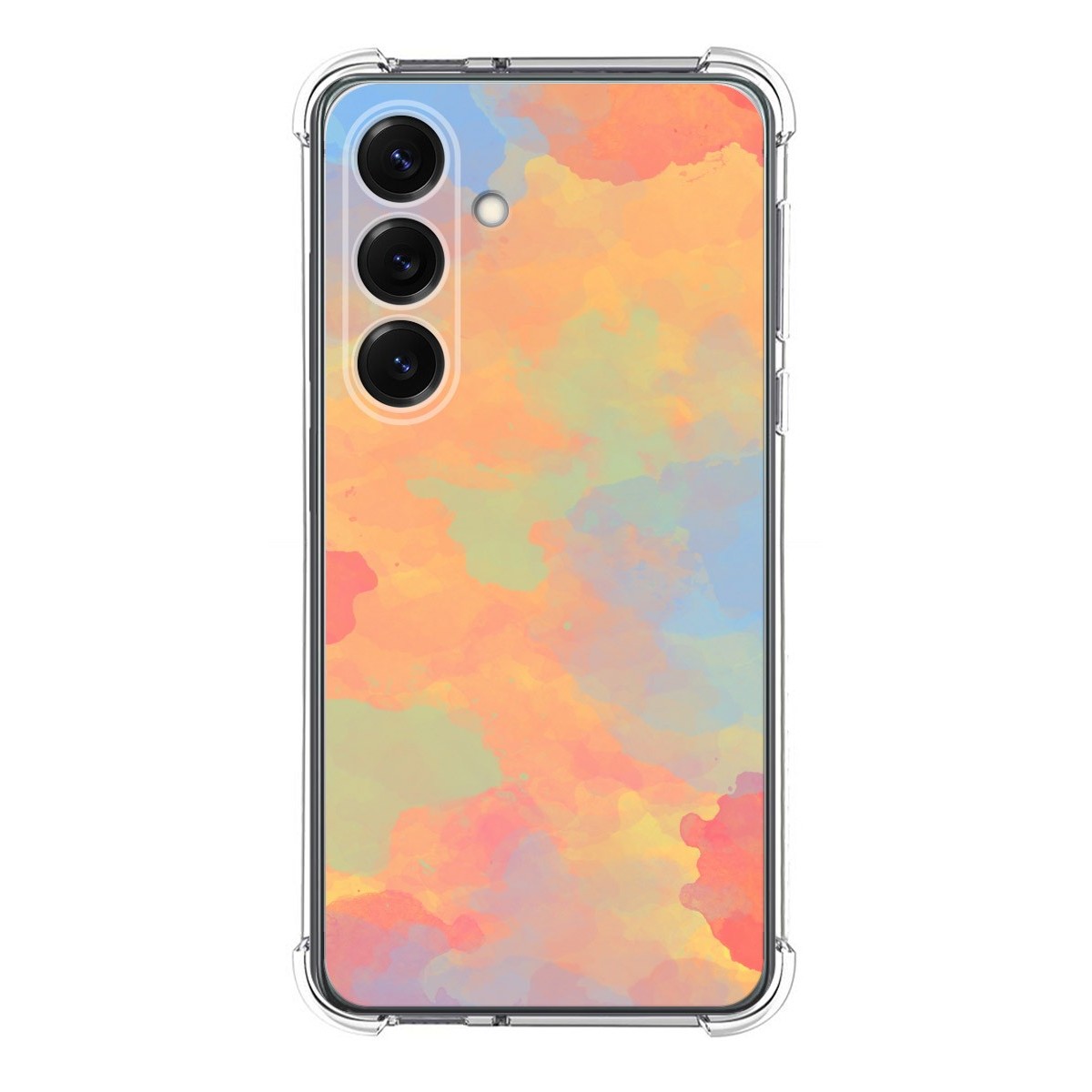 Funda Silicona Antigolpes para Samsung Galaxy S25 5G diseño Acuarela 08 Dibujos