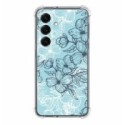Funda Silicona Antigolpes para Samsung Galaxy S25 5G diseño Flores 03 Dibujos