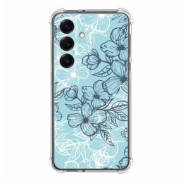 Funda Silicona Antigolpes para Samsung Galaxy S25 5G diseño Flores 03 Dibujos