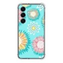 Funda Silicona Antigolpes para Samsung Galaxy S25 5G diseño Flores 05 Dibujos