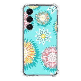 Funda Silicona Antigolpes para Samsung Galaxy S25 5G diseño Flores 05 Dibujos