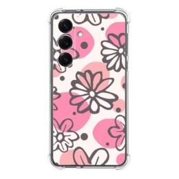 Funda Silicona Antigolpes para Samsung Galaxy S25 5G diseño Flores 09 Dibujos