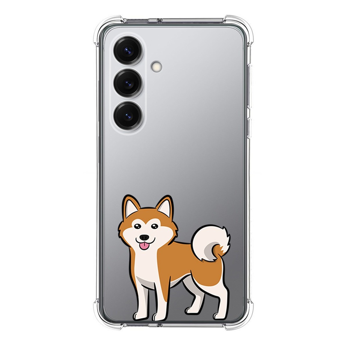 Funda Silicona Antigolpes para Samsung Galaxy S25 5G diseño Perros 02 Dibujos