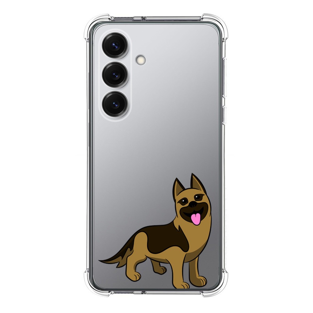 Funda Silicona Antigolpes para Samsung Galaxy S25 5G diseño Perros 03 Dibujos