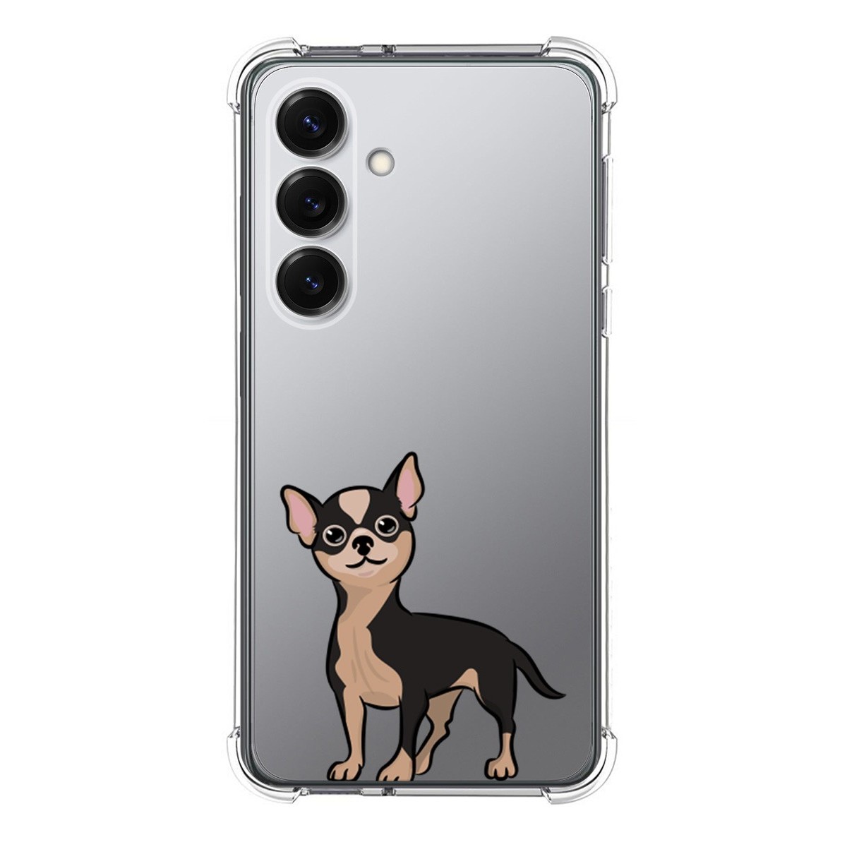 Funda Silicona Antigolpes para Samsung Galaxy S25 5G diseño Perros 05 Dibujos