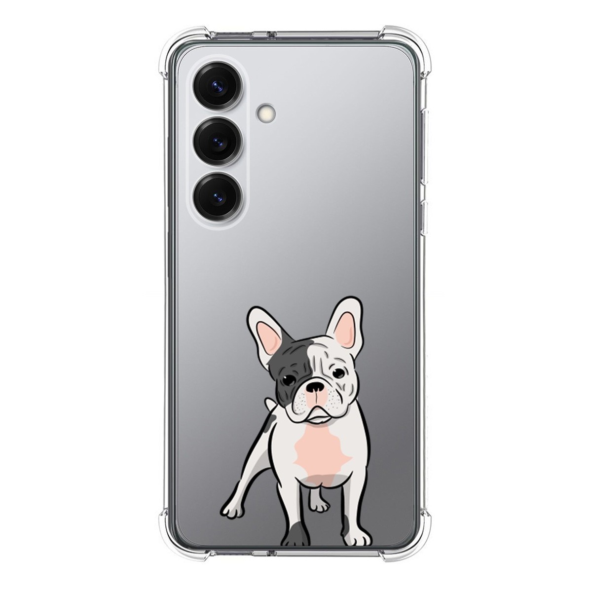 Funda Silicona Antigolpes para Samsung Galaxy S25 5G diseño Perros 06 Dibujos